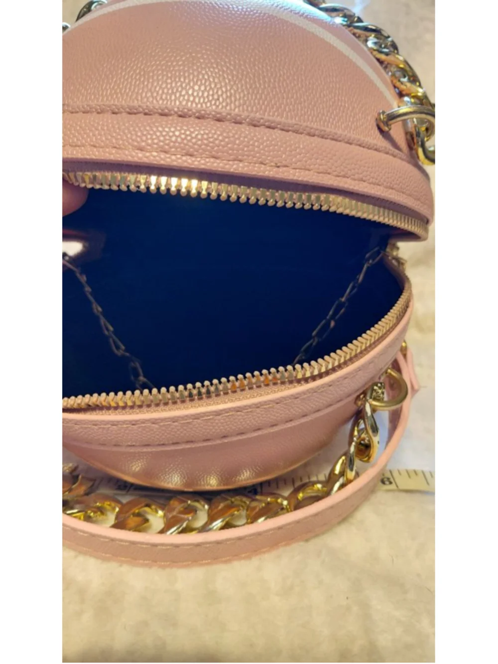 Women's Crossbody Bag One Size Pink Gold Basketball NWT